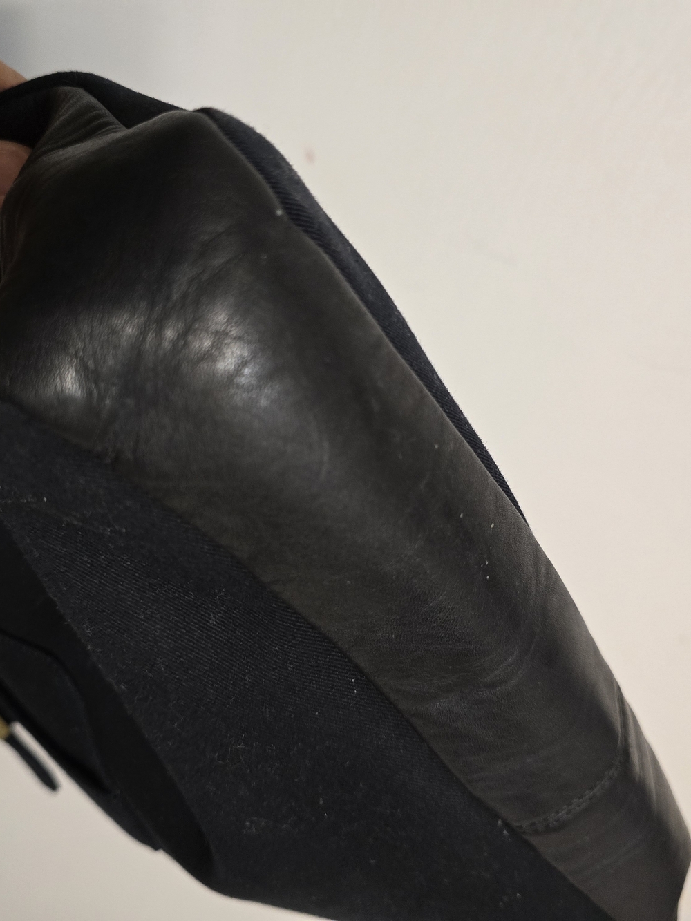 Yves Saint Laurent Black Canvas & Leather Tote - Picture 4 of 5